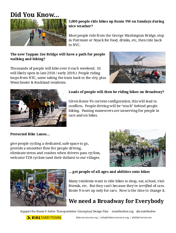 Front page of our Broadway for Everybody flyer